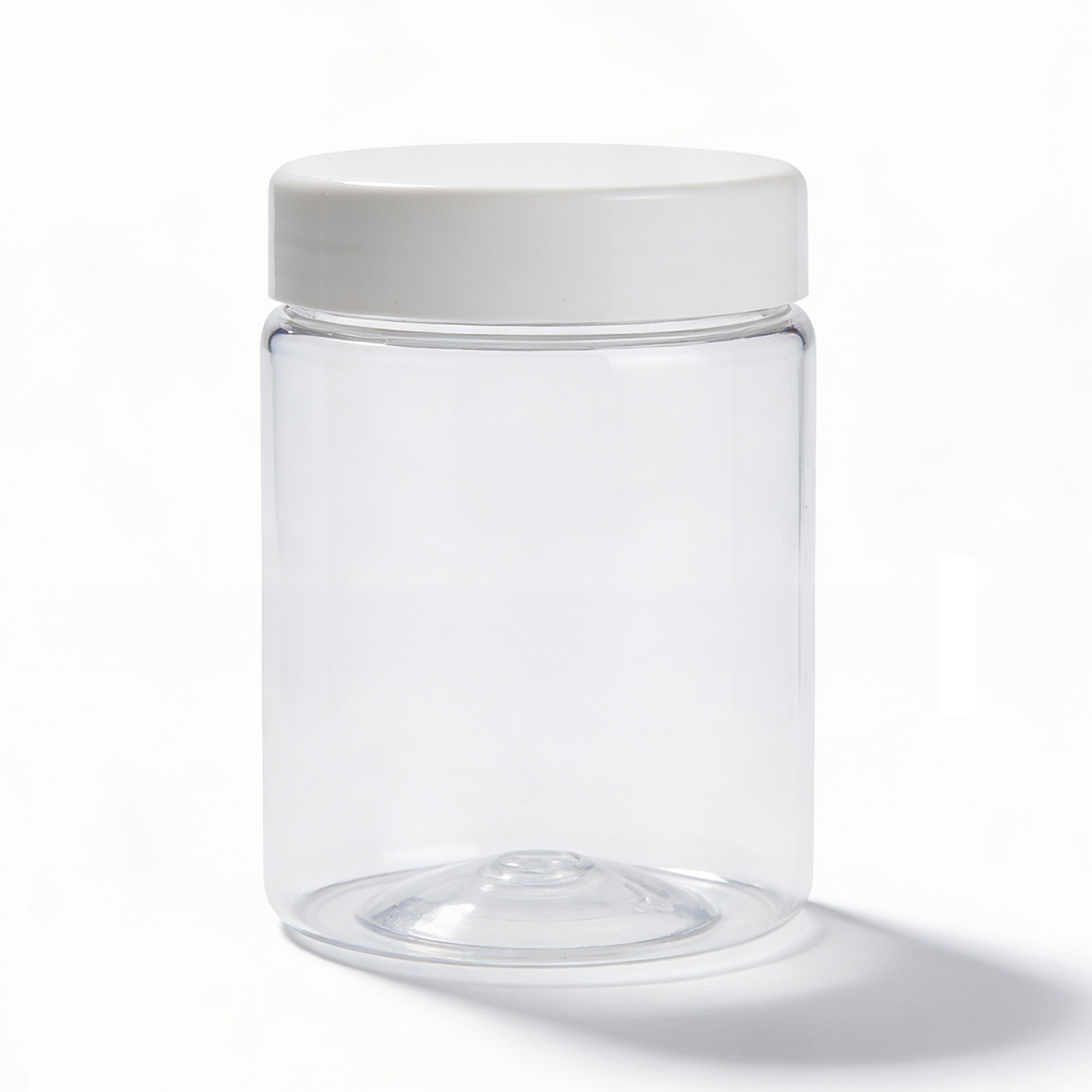 Dibbi Round jars - White 250g (Pack of 12 and 24)