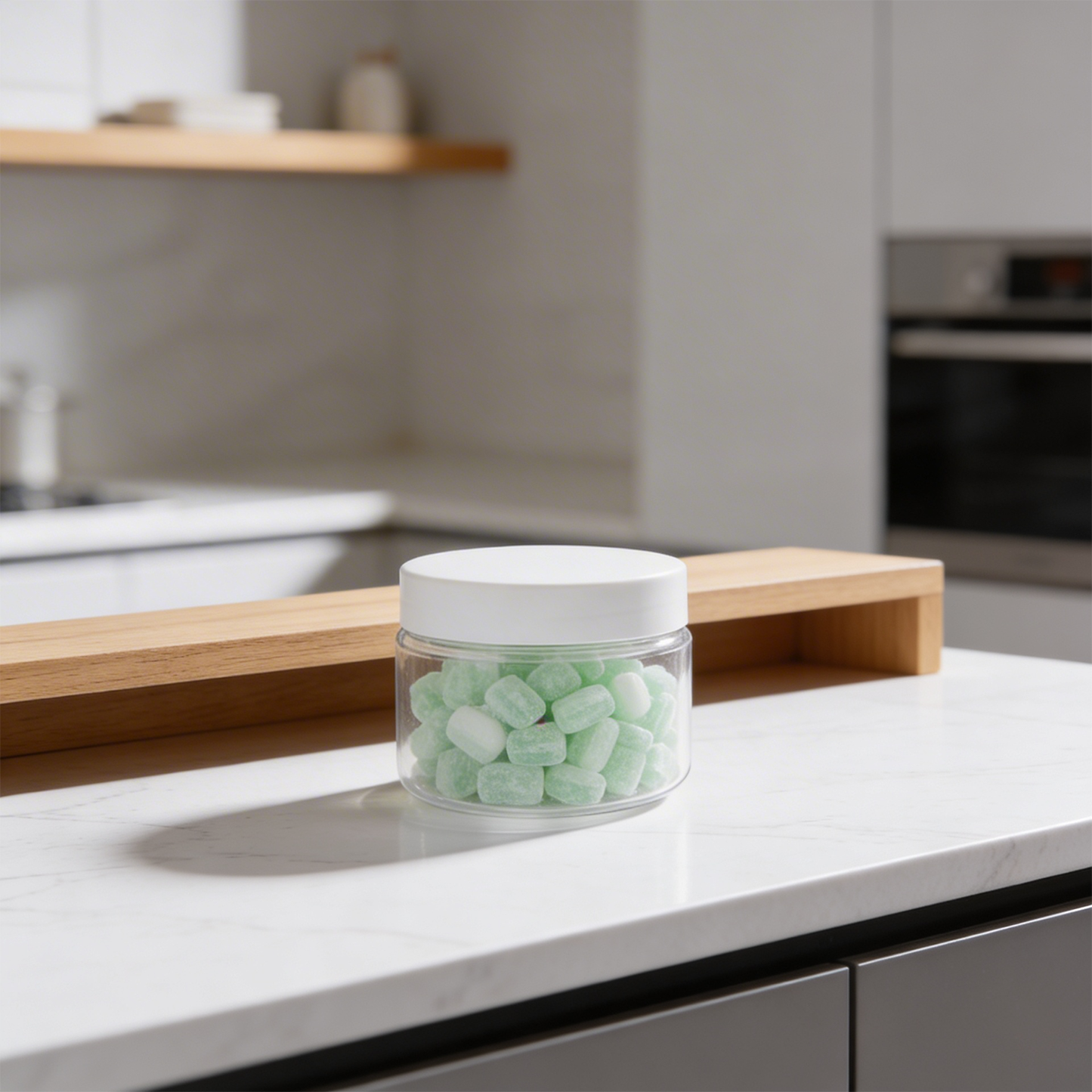 Dibbi Round jars - White 150g (Pack of 12 and 24)