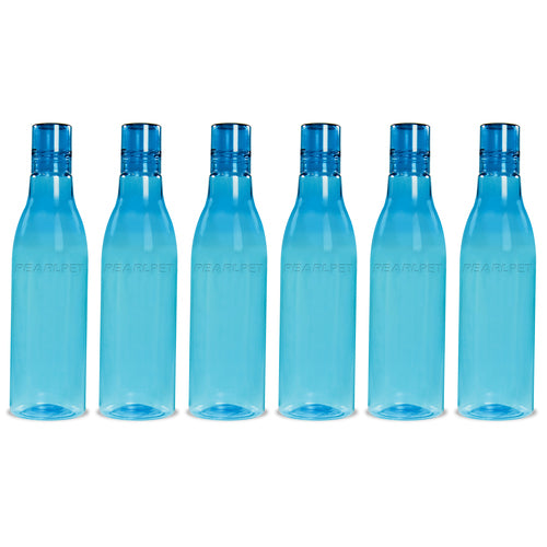 Delight BPA-free Plastic Water Bottle 1000 ml Set of 6 Pcs