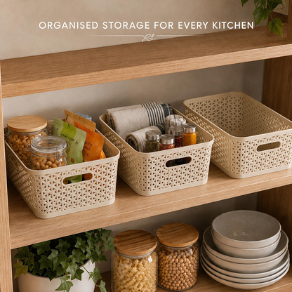 Pearlpet Everyday Basket Pack of 3 – Smart organisation for every corner of your home — view 38
