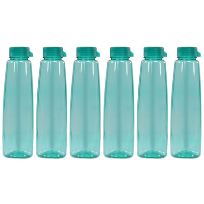 Kohinoor BPA-free Plastic Water Bottle Set of 6 Pcs, Each 1000ml