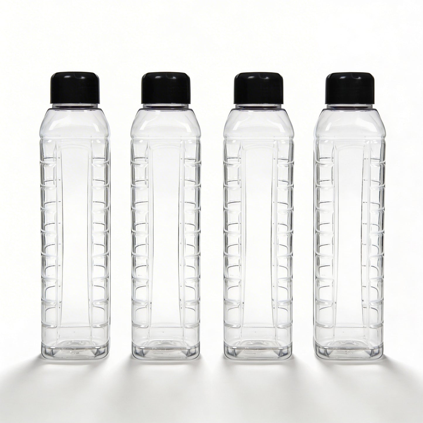 1000ml Sage Square Water Bottle - Set of 4