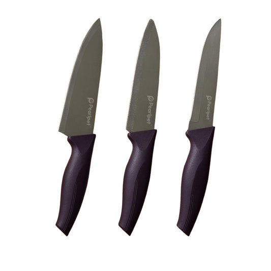 KNIFE - SET OF 3 - COMBOS - PURPLE