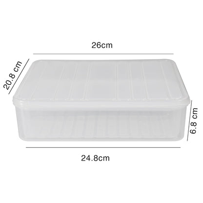 Fridge Storage Containers for Kitchen, Set of 3 (1 Pcs 2500 ML, 2 Pcs 1200 ML)