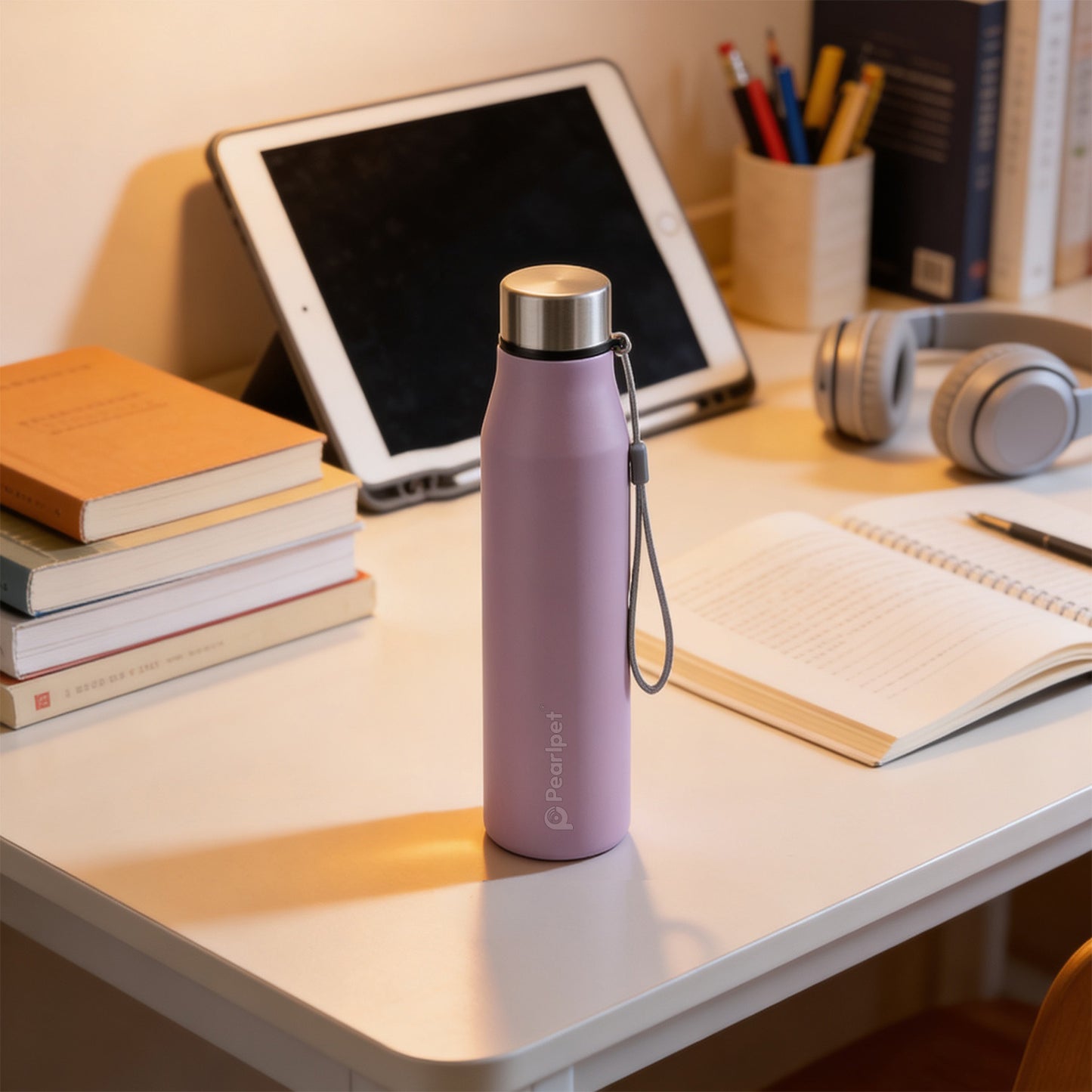 Aqualine Single Wall Steel Water Bottle – 700ml