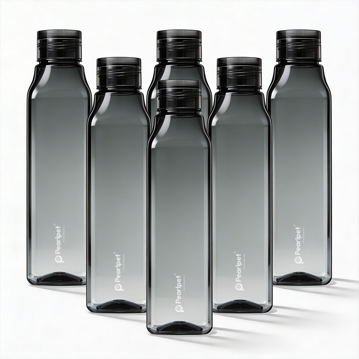 1000ml Nova Square Water Bottle - Set of 6