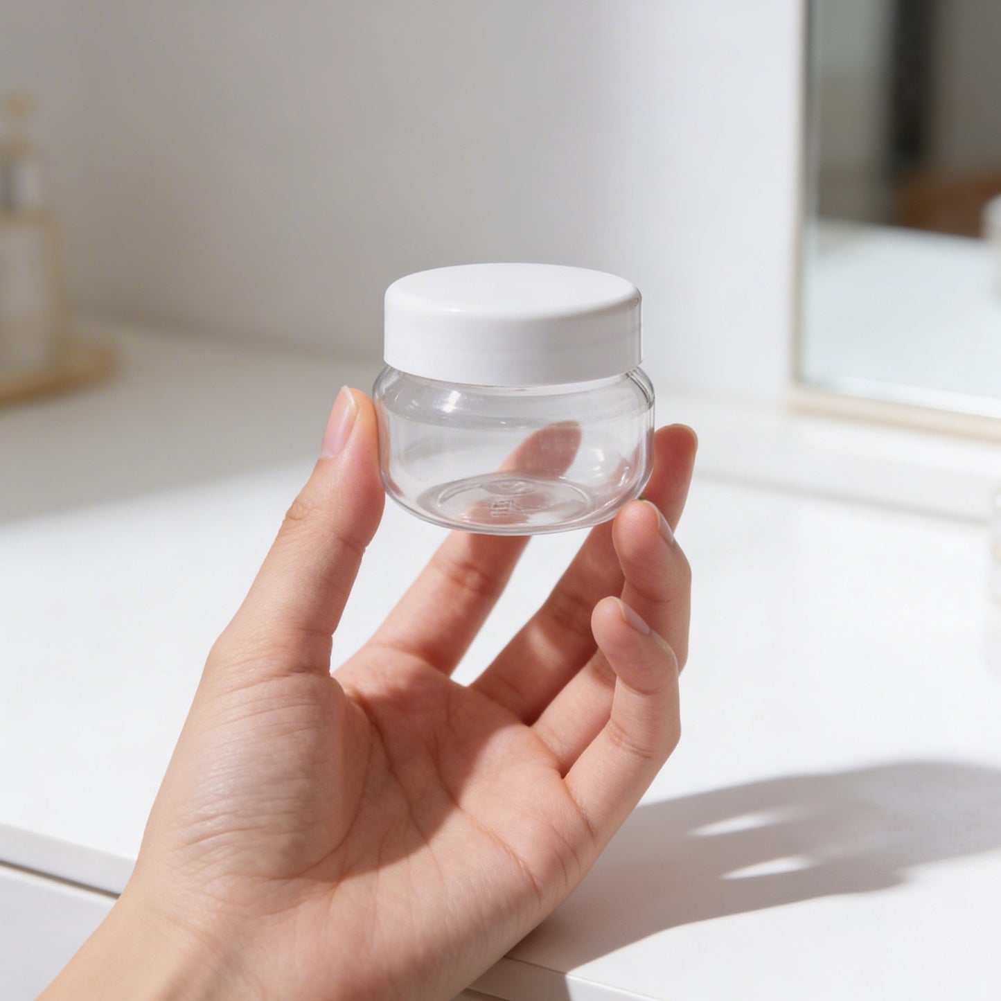 Dibbi Round jars - White