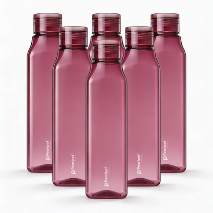 1000ml Nova Square Water Bottle - Set of 6