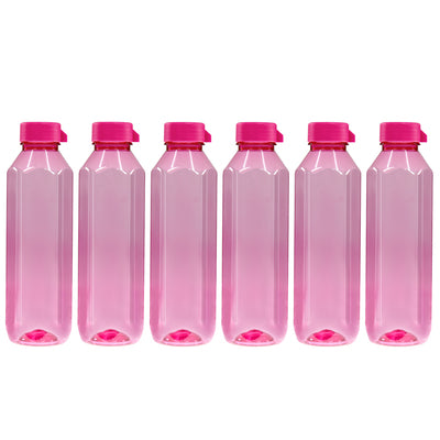 Topaz BPA-free Plastic Water Bottle Set of 6 Pcs, Each 1000ml