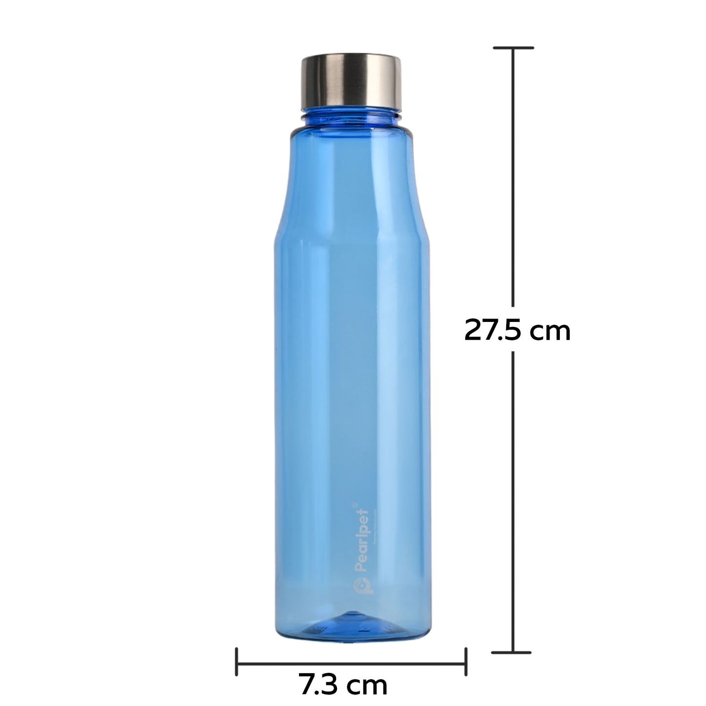 1000ml Ellie Round Bottle Stainless Steel Cap - Assorted - Set of 5