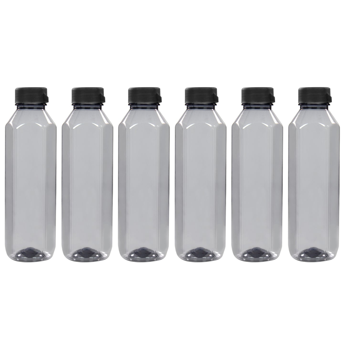 Topaz BPA-free Plastic Water Bottle Set of 6 Pcs, Each 1000ml
