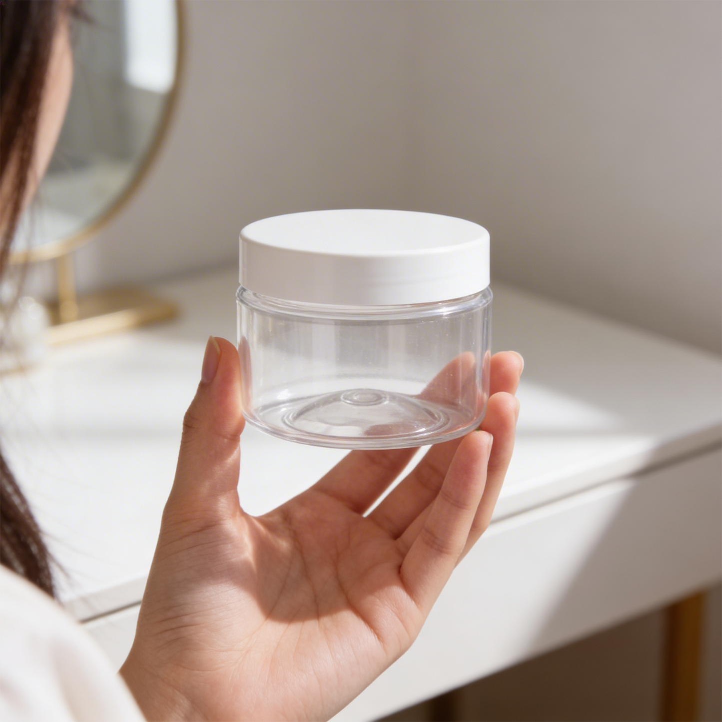 Dibbi Round jars - White
