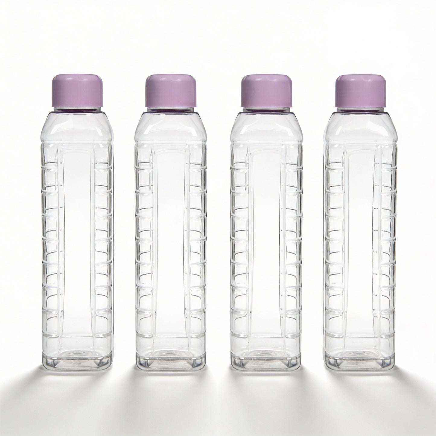 1000ml Sage Square Water Bottle - Set of 4