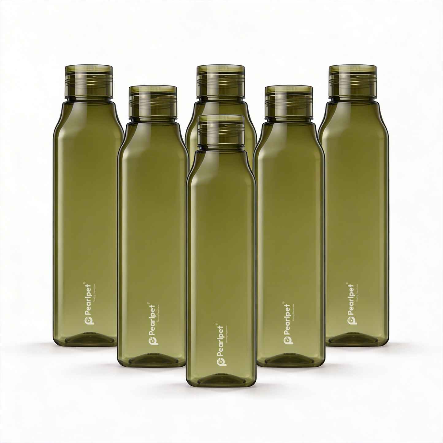 1000ml Nova Square Water Bottle - Set of 6