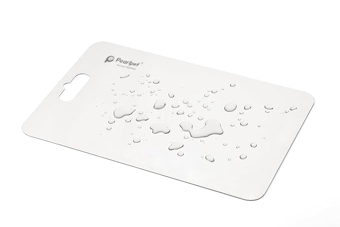 PEARLPET Stainless Steel Chopping Board for Kitchen - Heavy-Duty Cutting Board for Vegetables, Fruits, Meats, Vegetables