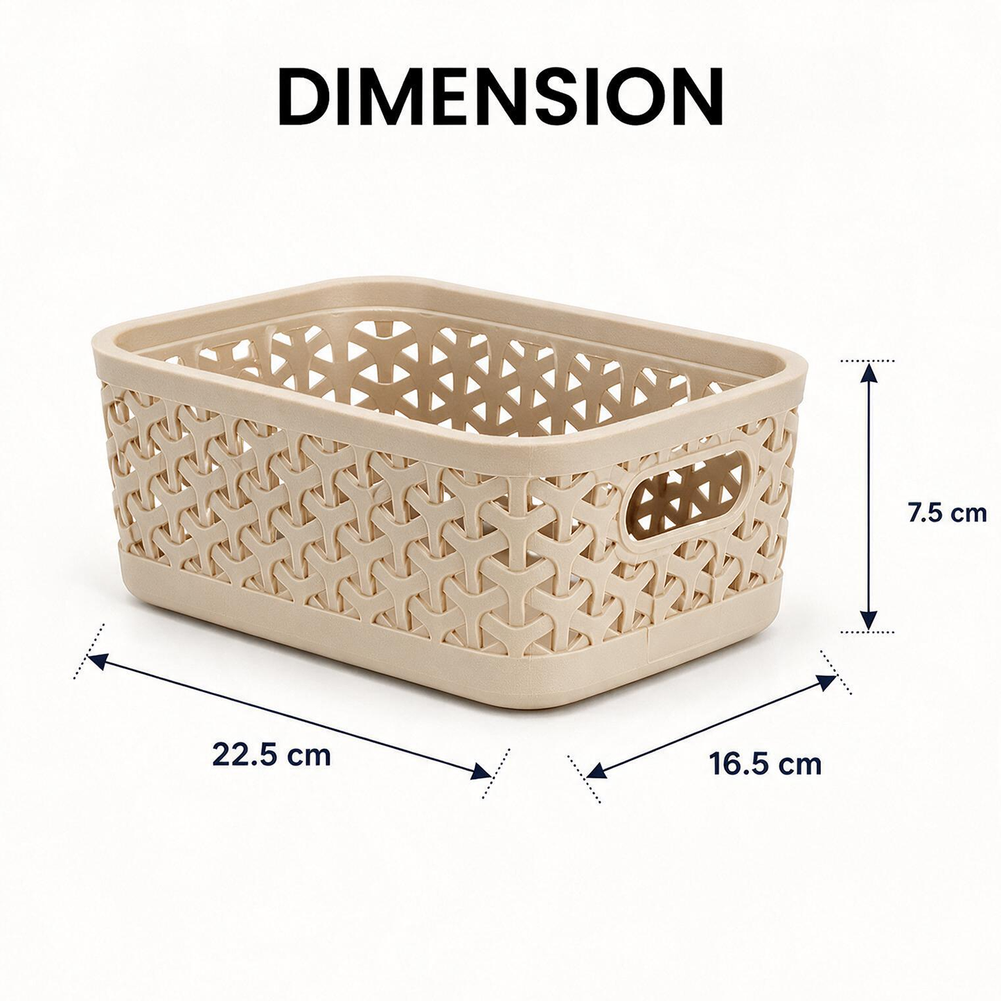 Pearlpet Everyday Basket Set of 3 with Lid – Smart organisation for every corner of your home — view 25