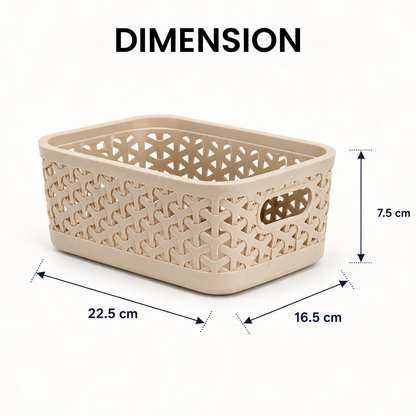 Pearlpet Everyday Basket Set of 3 with Lid – Smart organisation for every corner of your home — view 25