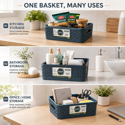 Pearlpet Everyday Basket Pack of 3 – Smart organisation for every corner of your home — view 23