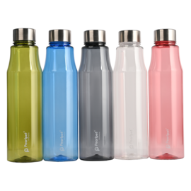 1000ml Ellie Round Bottle Stainless Steel Cap - Assorted - Set of 5