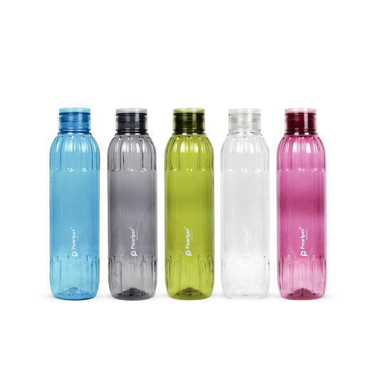1000ml Mizu Round Water Bottle Assorted (Multicolor) - Set of 5