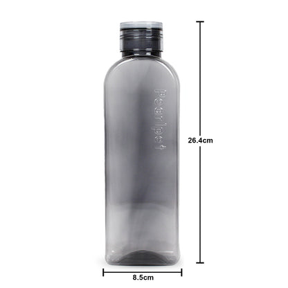 1000ml Ruby Round Water Bottle Assorted (Multicolor) - Set of 5