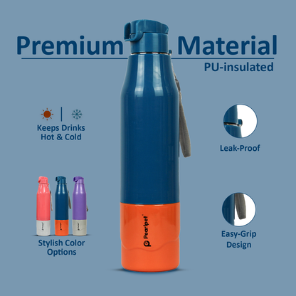 Pearlpet LEO Insulated Water Bottle 600ml Thermoware bottle