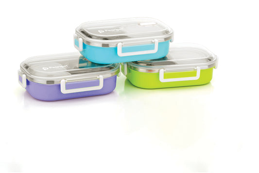 Pearlpet DEW Kids Lunch Box | Insulated & Leak-Proof Tiffin with Spoon & Fork | Stylish, Durable & Kid-Friendly | Perfect for School, Picnics & Travel