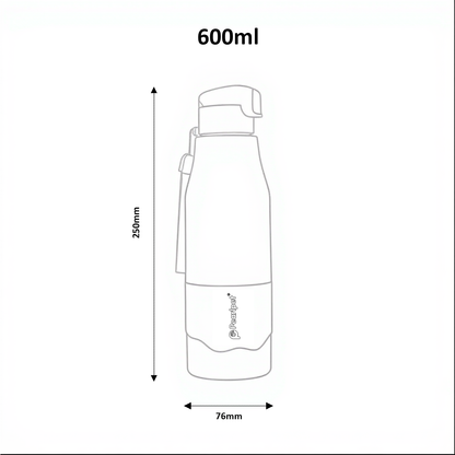 Pearlpet LEO Insulated Water Bottle 600ml Thermoware bottle