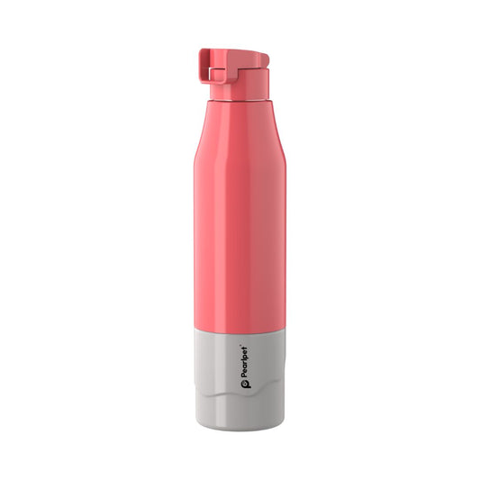 Pearlpet Leo Insulated Water Bottle 800ml | Thermoware bottle, Hot and Cold bottle | Leak-Proof & Travel-Friendly | Stylish & Durable | Pack of 1 (Assorted Colors)