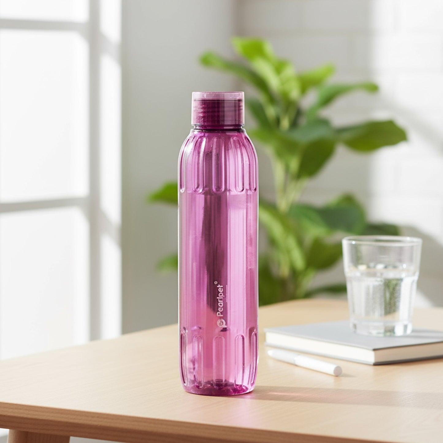 1000ml Mizu Round Water Bottle Assorted (Multicolor) - Set of 5