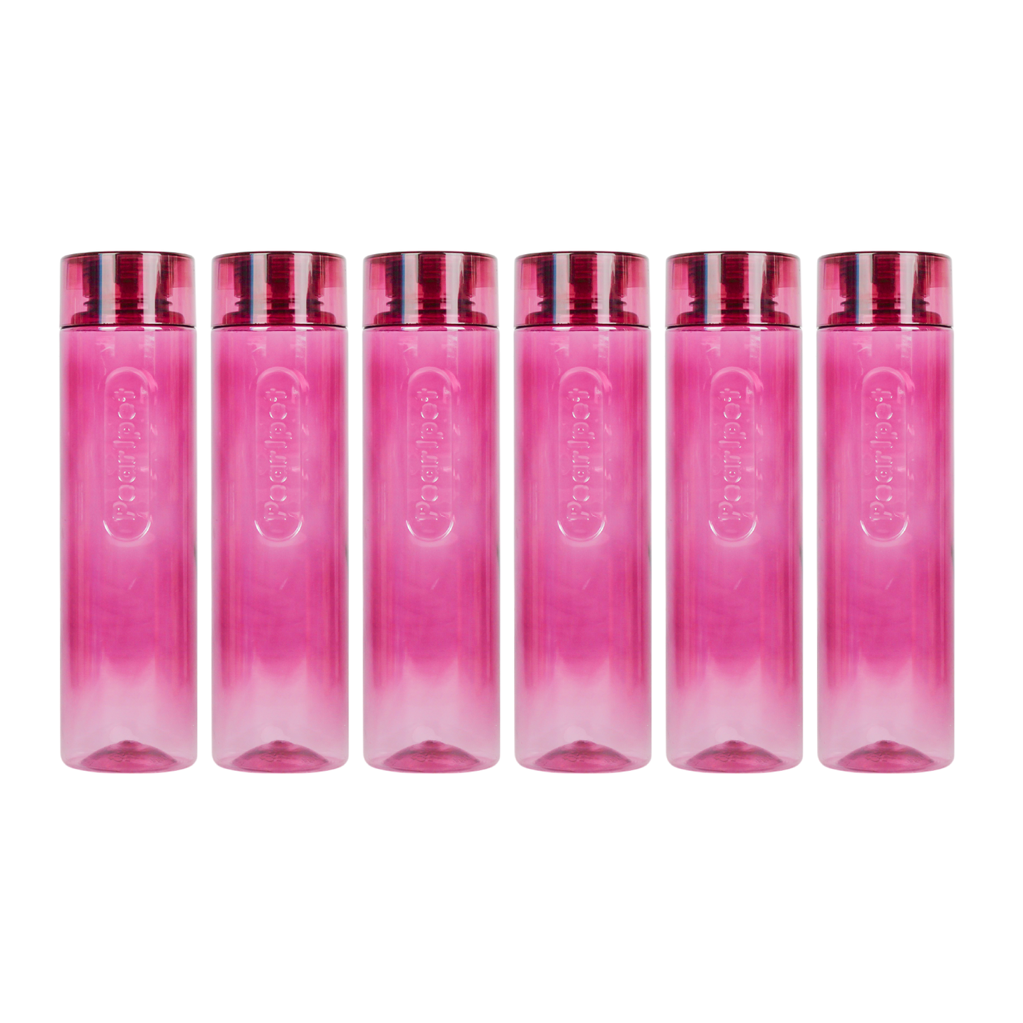 1000ml Amaya Round Water Bottle - Set of 6