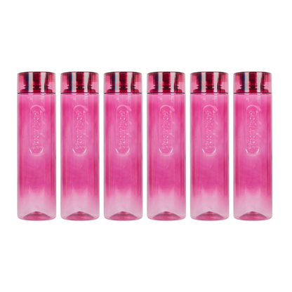 1000ml Amaya Round Water Bottle - Set of 6