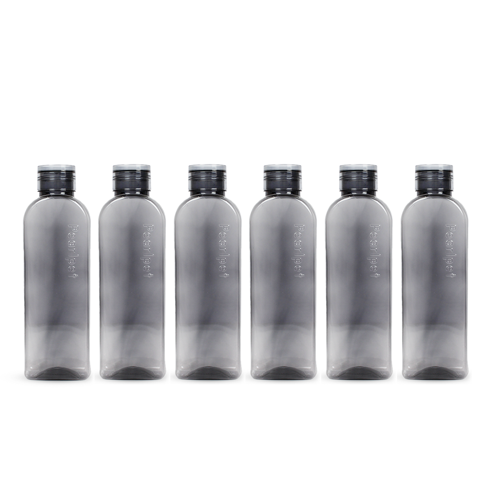 1000ml RUBY Round Water Bottle - Set of 6