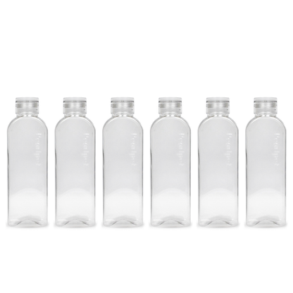1000ml RUBY Round Water Bottle - Set of 6
