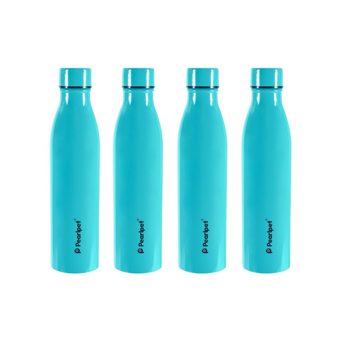 1000ml Swiss Stainless Steel Single wall water bottle| Leakproof| Durable| Pack of 1, 4 and 6