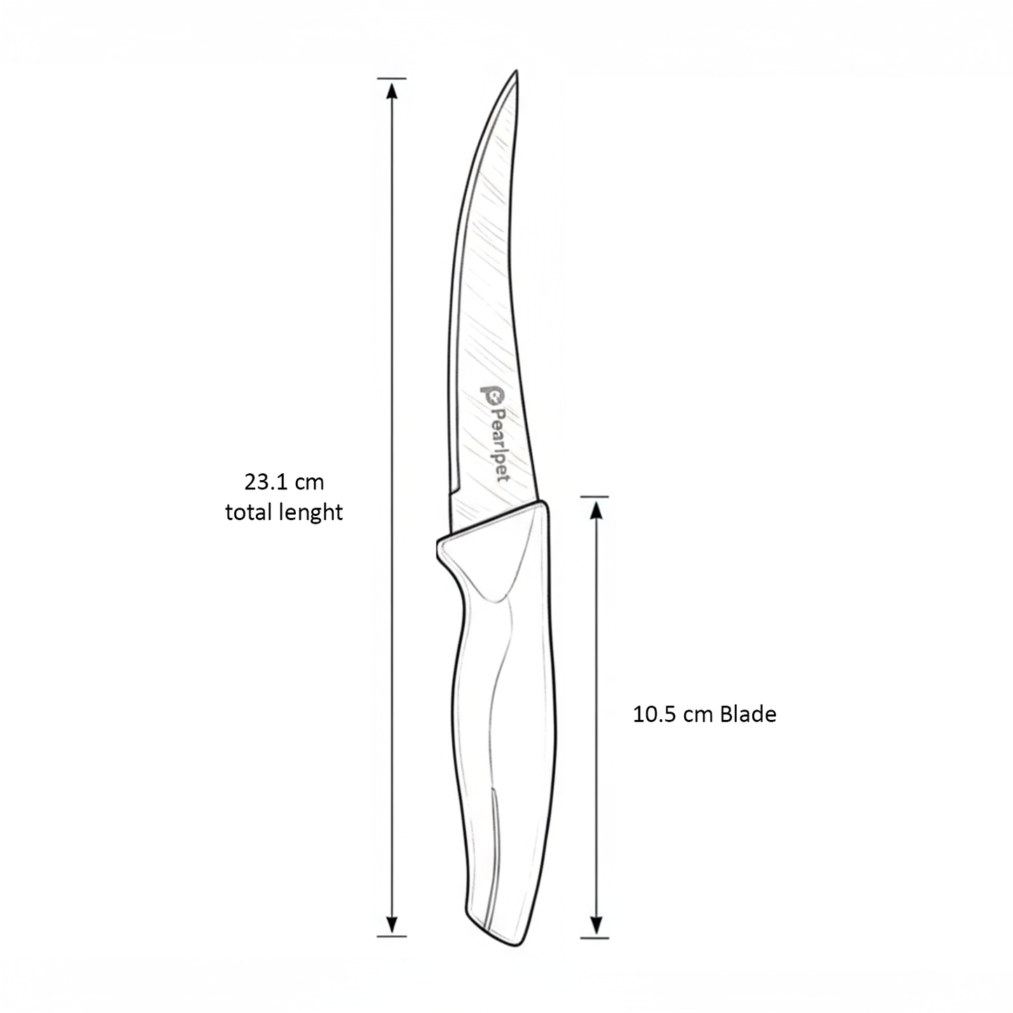 Knife - Set of 3 | Stainless steel | PURPLE