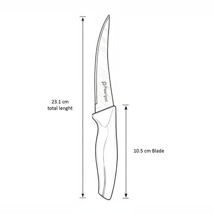 Knife - Set of 3 | Stainless steel | PURPLE