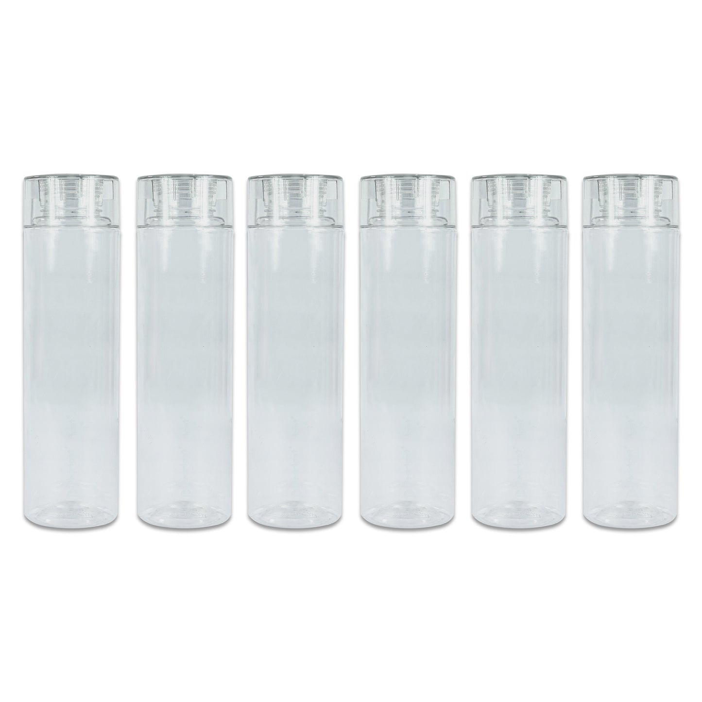 Pearlpet Tiffany Transparent Jars Set of 24 pieces (3pcs x100ml, 3pcs x200ml, 6pcs x300ml, 6pcs x500ml, 2pcs x1000ml, 2pcs x1400 ml, 2pcs x1700ml) with Hydrous bottle 6 pcs 1000ml (Transparent) |BPA-free |Leak Proof |Stackable Jars