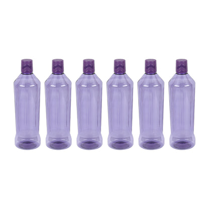 Neptune BPA-Free Plastic Water Bottle Set – Pack of 6 (1000ml Each) – Lightweight, Leak-Proof & Freezer Safe