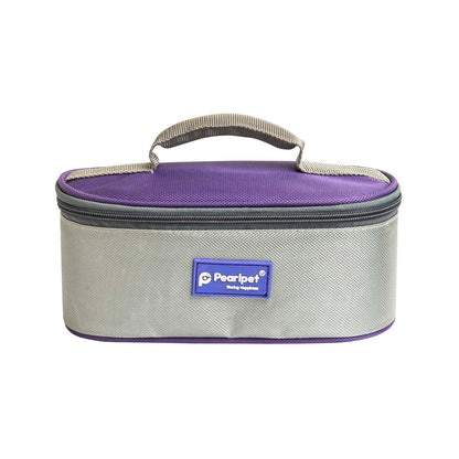 Pearlpet Executive Steel Lunch Box Set |2×300ml and 1×450ml |Leak-Proof Office Tiffin with Bag |Stylish & Travel-Friendly