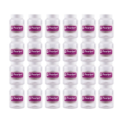 Pearlpet Martaban PET Jars – Durable, Leakproof, and Cost-Effective Storage Solutions| White Lid Jars| Pack of 6, 12 and 24 (400 grams)