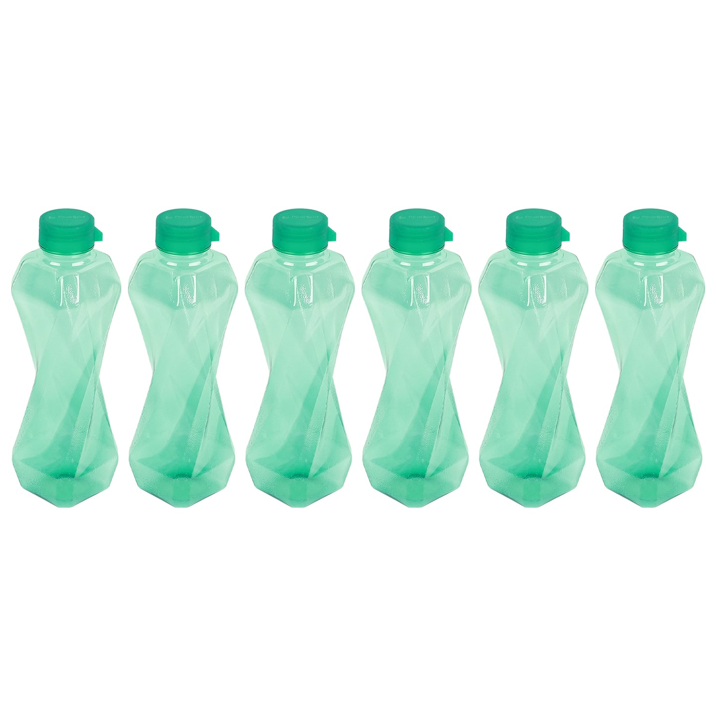 Twist BPA-Free Plastic Water Bottle Set – Pack of 6 (1000ml Each) – Lightweight, Leak-Proof & Freezer Safe (Copy)