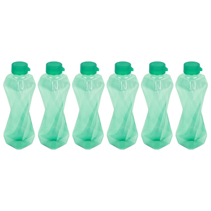 Twist BPA-Free Plastic Water Bottle Set – Pack of 6 (1000ml Each) – Lightweight, Leak-Proof & Freezer Safe (Copy)