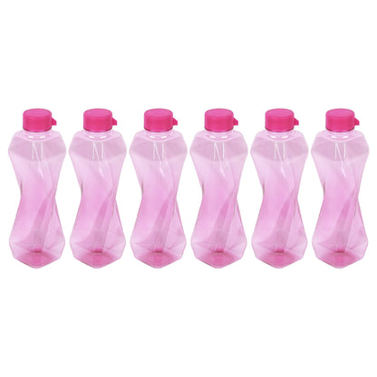 Twist BPA-Free Plastic Water Bottle Set – Pack of 6 (1000ml Each) – Lightweight, Leak-Proof & Freezer Safe (Copy)