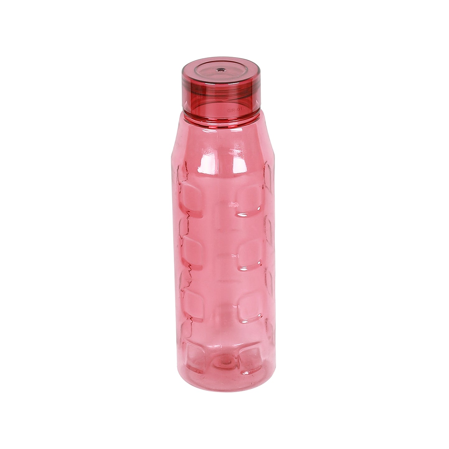 Checker- BPA-free Plastic Water Bottle Set of 4 Pcs, Each 500ml, Assorted Multicolor