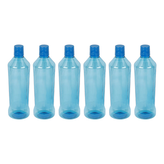 Neptune BPA-Free Plastic Water Bottle Set – Pack of 6 (1000ml Each) – Lightweight, Leak-Proof & Freezer Safe