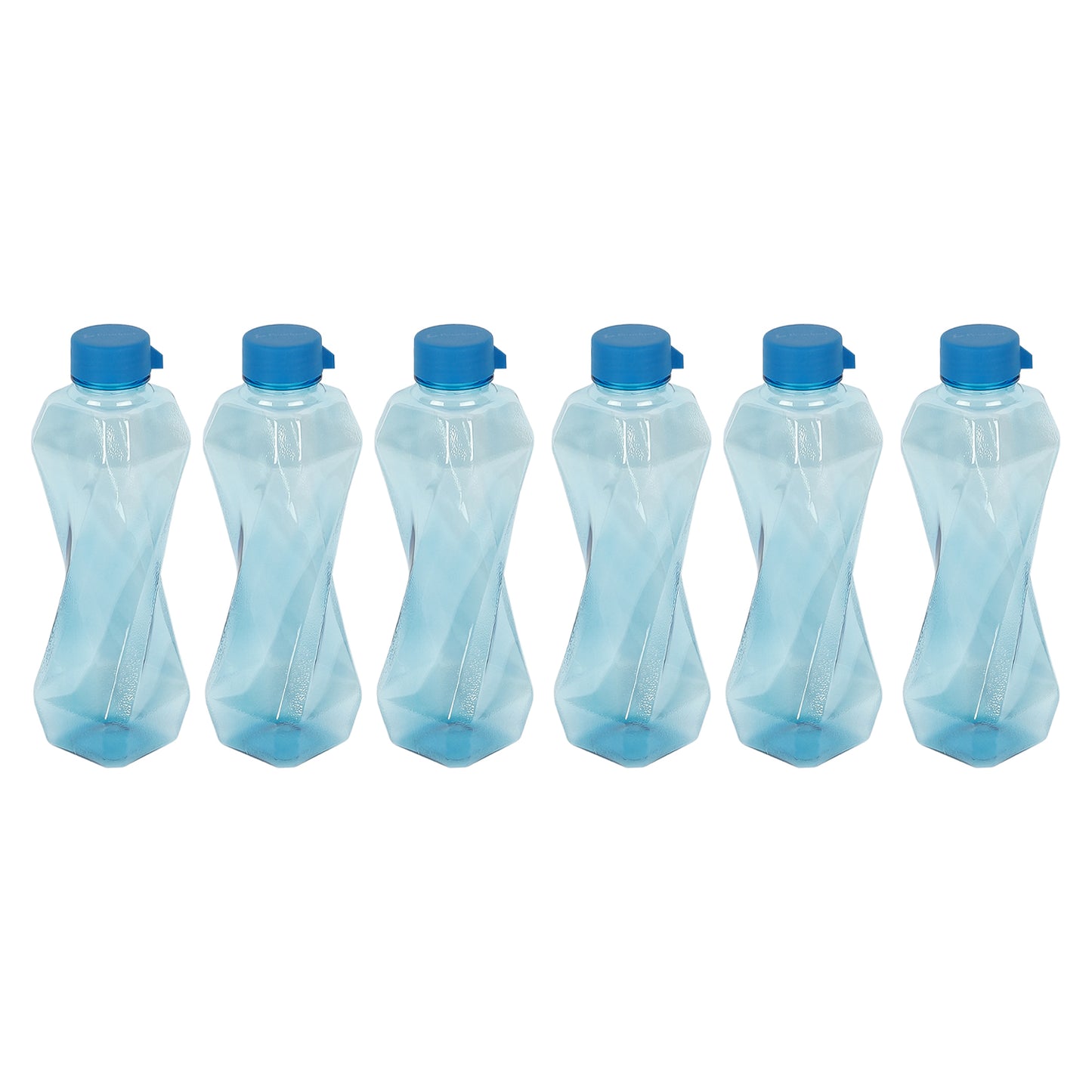 Twist BPA-Free Plastic Water Bottle Set – Pack of 6 (1000ml Each) – Lightweight, Leak-Proof & Freezer Safe (Copy)