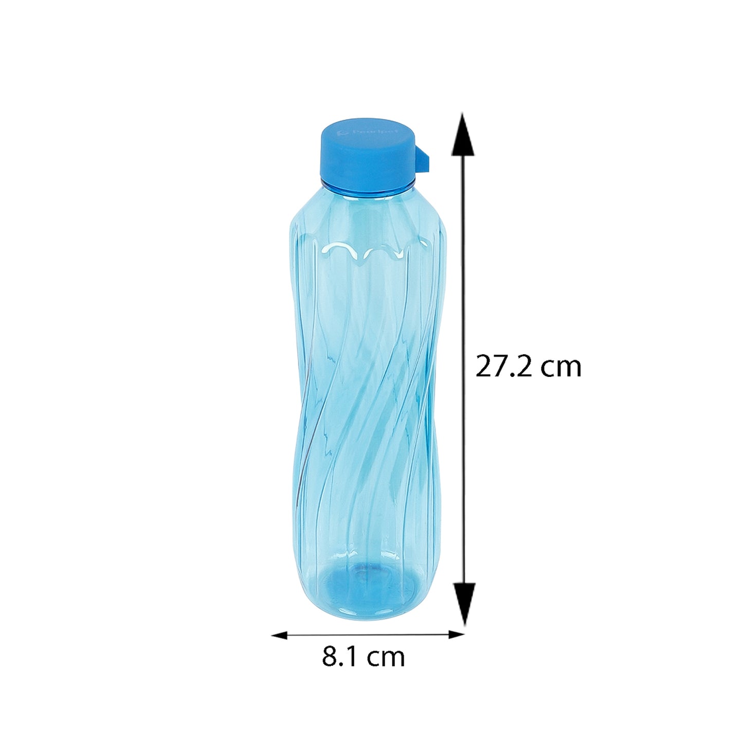 Lehar BPA-Free Plastic Water Bottle Set – Pack of 6 (1000ml Each) – Lightweight, Leak-Proof & Freezer Safe