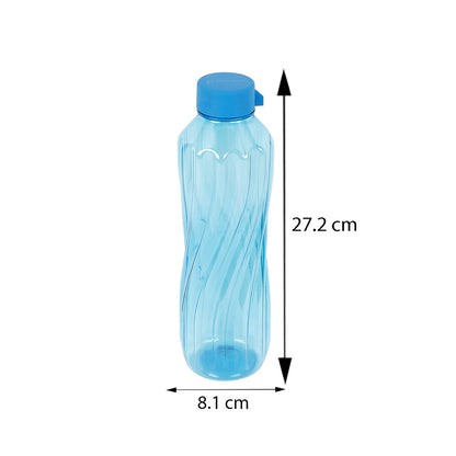 Lehar BPA-Free Plastic Water Bottle Set – Pack of 6 (1000ml Each) – Lightweight, Leak-Proof & Freezer Safe