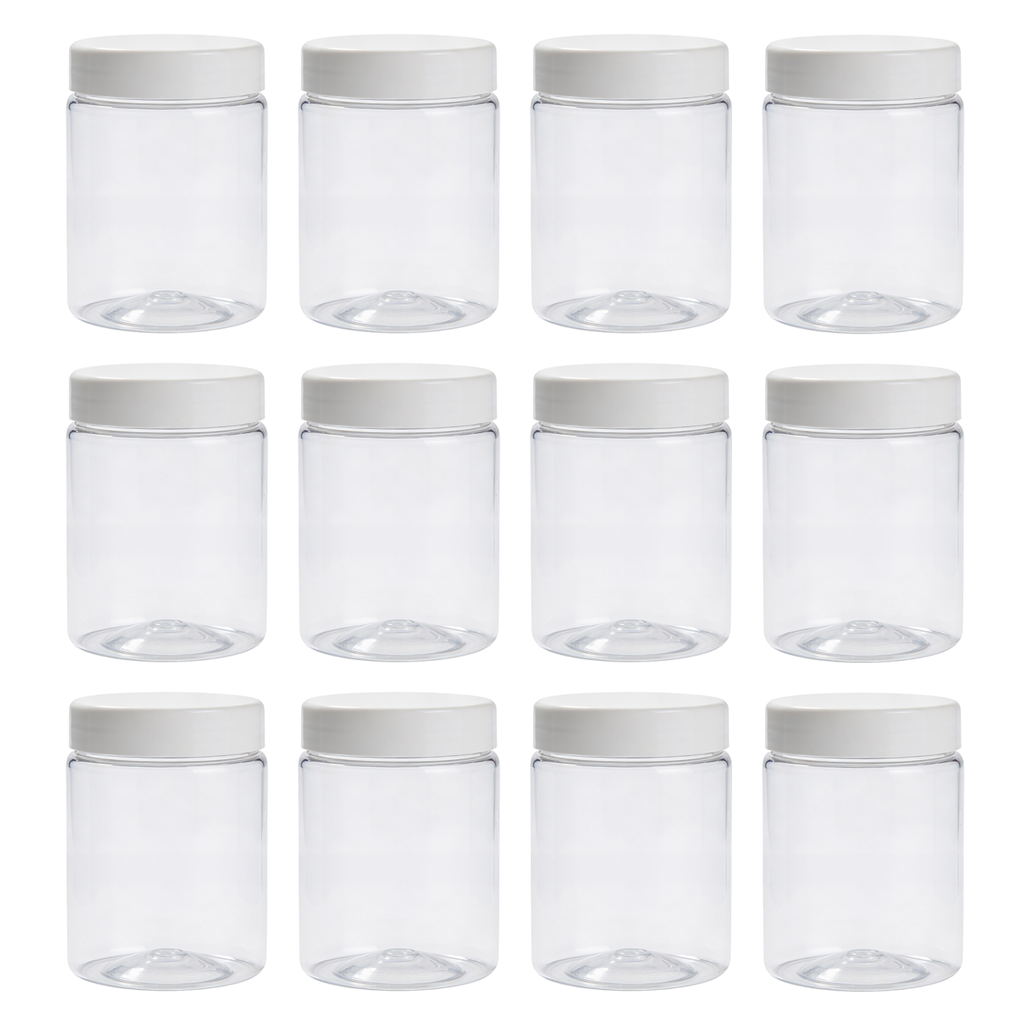 Dibbi Round jars - White